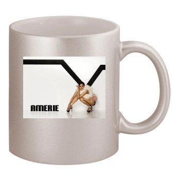 Amerie 11oz Metallic Silver Mug