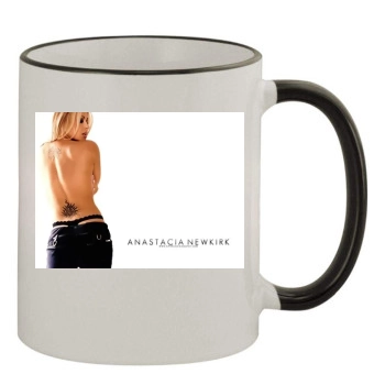 Anastacia 11oz Colored Rim & Handle Mug