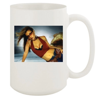 Anastacia 15oz White Mug