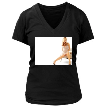 Anastacia Women's Deep V-Neck TShirt