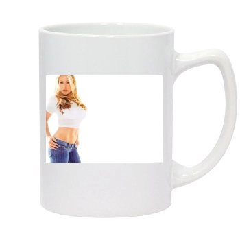 Anastacia 14oz White Statesman Mug