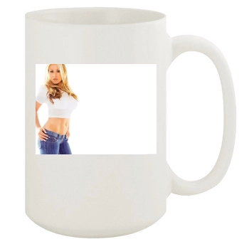 Anastacia 15oz White Mug