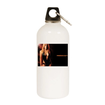 Angelica Bridges White Water Bottle With Carabiner