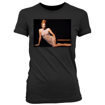 Angelica Bridges Women's Junior Cut Crewneck T-Shirt