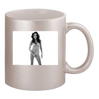 Angelica Bridges 11oz Metallic Silver Mug