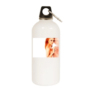 Angelica Bridges White Water Bottle With Carabiner