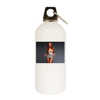 Angelica Bridges White Water Bottle With Carabiner