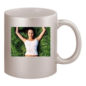 Angelina Jolie 11oz Metallic Silver Mug