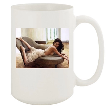 Angelina Jolie 15oz White Mug