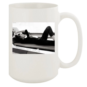 Angelina Jolie 15oz White Mug