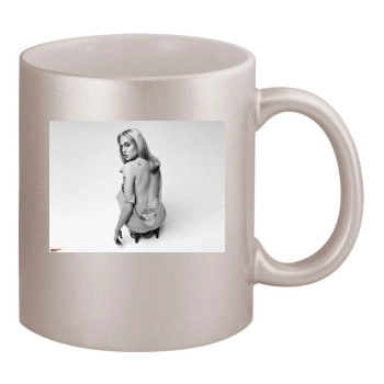 Angelina Jolie 11oz Metallic Silver Mug