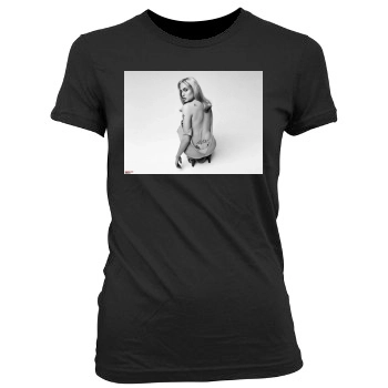 Angelina Jolie Women's Junior Cut Crewneck T-Shirt