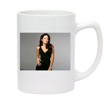 Angelina Jolie 14oz White Statesman Mug