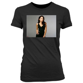 Angelina Jolie Women's Junior Cut Crewneck T-Shirt