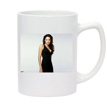 Angelina Jolie 14oz White Statesman Mug