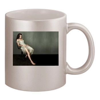 Angelina Jolie 11oz Metallic Silver Mug