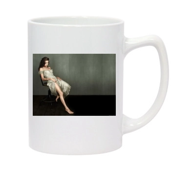 Angelina Jolie 14oz White Statesman Mug