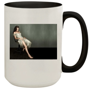 Angelina Jolie 15oz Colored Inner & Handle Mug