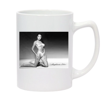 Angelina Jolie 14oz White Statesman Mug