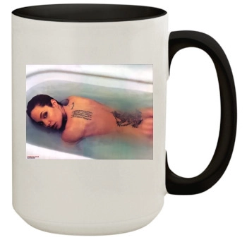 Angelina Jolie 15oz Colored Inner & Handle Mug