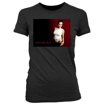 Angelina Jolie Women's Junior Cut Crewneck T-Shirt