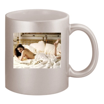 Angelina Jolie 11oz Metallic Silver Mug