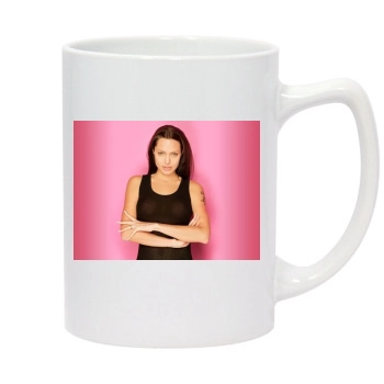 Angelina Jolie 14oz White Statesman Mug