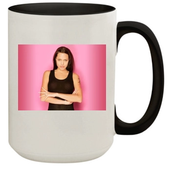 Angelina Jolie 15oz Colored Inner & Handle Mug