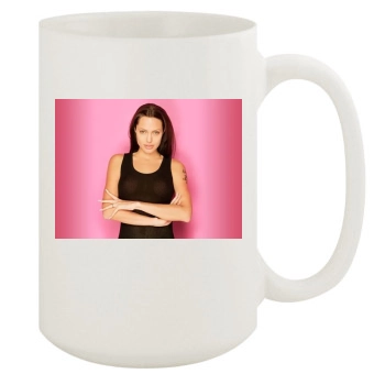 Angelina Jolie 15oz White Mug