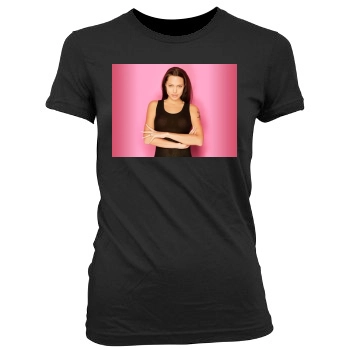 Angelina Jolie Women's Junior Cut Crewneck T-Shirt