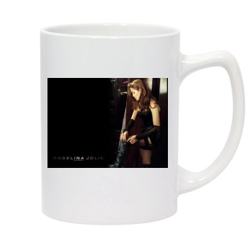 Angelina Jolie 14oz White Statesman Mug