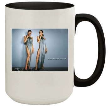 Angelina Jolie 15oz Colored Inner & Handle Mug