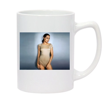 Angelina Jolie 14oz White Statesman Mug