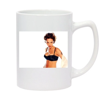 Angelina Jolie 14oz White Statesman Mug