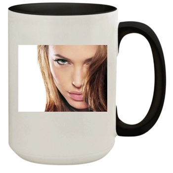 Angelina Jolie 15oz Colored Inner & Handle Mug