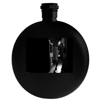 Angelina Jolie Round Flask