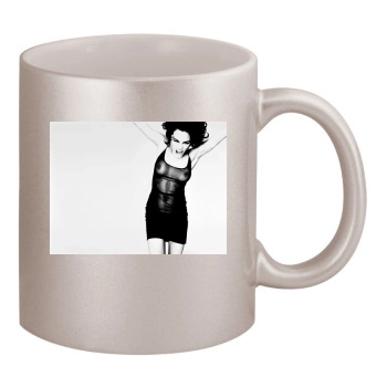 Angelina Jolie 11oz Metallic Silver Mug