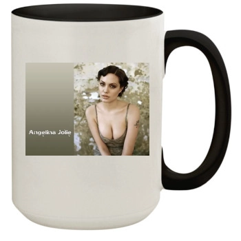 Angelina Jolie 15oz Colored Inner & Handle Mug