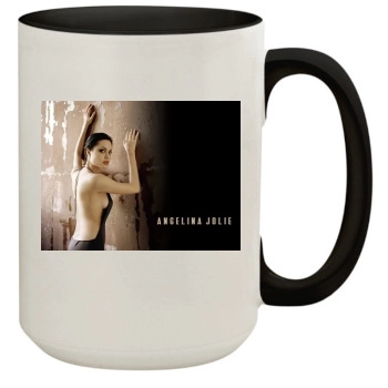 Angelina Jolie 15oz Colored Inner & Handle Mug