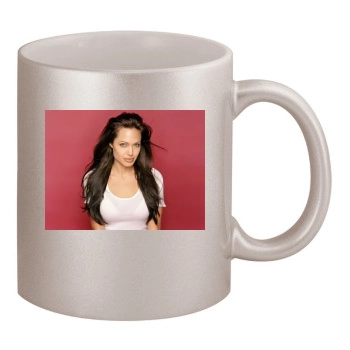 Angelina Jolie 11oz Metallic Silver Mug