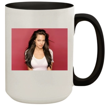 Angelina Jolie 15oz Colored Inner & Handle Mug