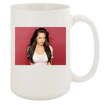 Angelina Jolie 15oz White Mug