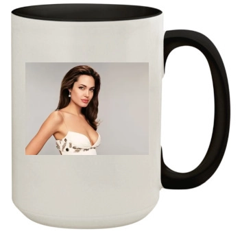 Angelina Jolie 15oz Colored Inner & Handle Mug