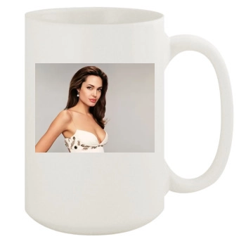 Angelina Jolie 15oz White Mug