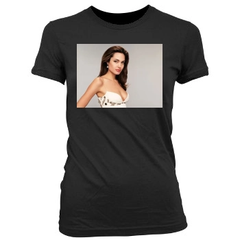 Angelina Jolie Women's Junior Cut Crewneck T-Shirt