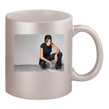 Angelina Jolie 11oz Metallic Silver Mug