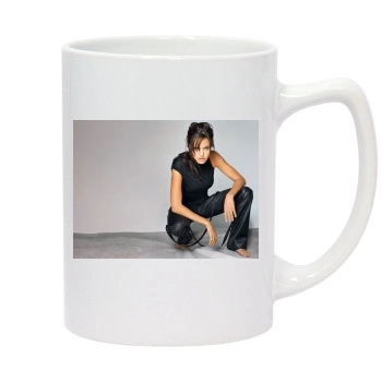 Angelina Jolie 14oz White Statesman Mug