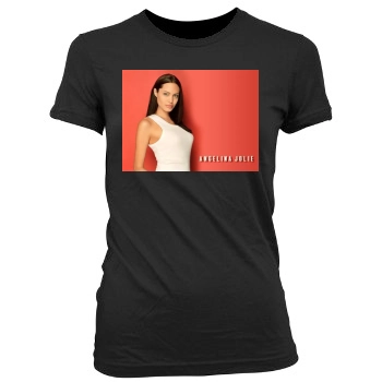 Angelina Jolie Women's Junior Cut Crewneck T-Shirt