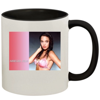 Angelina Jolie 11oz Colored Inner & Handle Mug