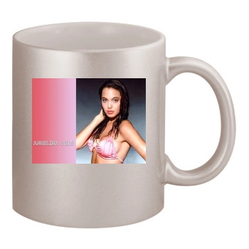 Angelina Jolie 11oz Metallic Silver Mug